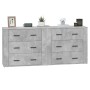 Aparadores 2 uds madera contrachapada gris hormigón von , Sideboards - Ref: Foro24-3185411, Preis: 188,51 €, Rabatt: %