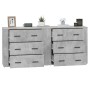 Aparadores 2 uds madera contrachapada gris hormigón von , Sideboards - Ref: Foro24-3185411, Preis: 188,51 €, Rabatt: %