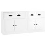 Aparadores 2 uds madera contrachapada blanco brillo by , Sideboards - Ref: Foro24-3185265, Price: 175,47 €, Discount: %