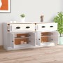 Aparadores 2 uds madera contrachapada blanco brillo by , Sideboards - Ref: Foro24-3185265, Price: 175,47 €, Discount: %