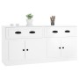 Aparadores 2 uds madera contrachapada blanco brillo by , Sideboards - Ref: Foro24-3185265, Price: 175,47 €, Discount: %
