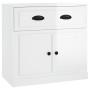 Aparadores 2 uds madera contrachapada blanco brillo by , Sideboards - Ref: Foro24-3185265, Price: 175,47 €, Discount: %