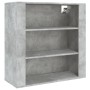 Aparador alto madera contrachapada gris hormigón by , Sideboards - Ref: Foro24-3185395, Price: 168,61 €, Discount: %
