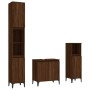 Set de muebles baño 3 pzas madera contrachapada roble marrón by , Bathroom furniture - Ref: Foro24-3185596, Price: 221,31 €, ...