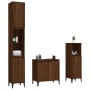 Set de muebles baño 3 pzas madera contrachapada roble marrón by , Bathroom furniture - Ref: Foro24-3185596, Price: 221,31 €, ...