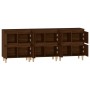 Aparadores 3 uds madera contrachapada marrón roble 60x35x70 cm by , Sideboards - Ref: Foro24-3185774, Price: 183,59 €, Discou...