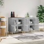 Aparadores 2 uds madera contrachapada gris hormigón 60x35x70 cm by , Sideboards - Ref: Foro24-3185755, Price: 141,67 €, Disco...