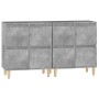 Aparadores 2 uds madera contrachapada gris hormigón 60x35x70 cm by , Sideboards - Ref: Foro24-3185755, Price: 141,67 €, Disco...