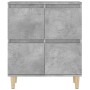 Aparadores 2 uds madera contrachapada gris hormigón 60x35x70 cm by , Sideboards - Ref: Foro24-3185755, Price: 141,67 €, Disco...