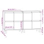 Aparadores 2 uds madera contrachapada gris hormigón 60x35x70 cm by , Sideboards - Ref: Foro24-3185755, Price: 141,67 €, Disco...