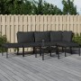 Juego de muebles de jardín 6 piezas acero con cojines gris de , Conjuntos de jardín - Ref: Foro24-3187945, Precio: 512,68 €