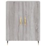 Aparador alto madera contrachapada gris sonoma 69,5x34x180 cm de , Aparadores - Ref: Foro24-3198199, Precio: 155,52 €, Descue...