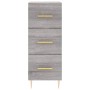 Aparador alto madera contrachapada gris Sonoma 34,5x34x180 cm de , Aparadores - Ref: Foro24-3199231, Precio: 116,87 €, Descue...
