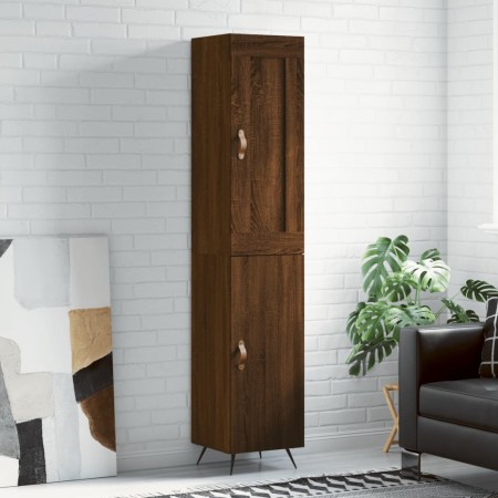 Aparador alto madera contrachapada roble marrón 34,5x34x180 cm von , Sideboards - Ref: Foro24-3200112, Preis: 105,34 €, Rabat...