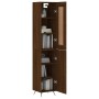 Aparador alto madera contrachapada roble marrón 34,5x34x180 cm von , Sideboards - Ref: Foro24-3200112, Preis: 105,34 €, Rabat...