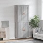 Aparador alto madera contrachapada gris sonoma 69,5x34x180 cm by , Sideboards - Ref: Foro24-3199535, Price: 144,60 €, Discoun...