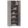 Aparador alto madera contrachapada gris sonoma 69,5x34x180 cm by , Sideboards - Ref: Foro24-3199535, Price: 144,60 €, Discoun...