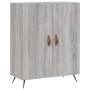 Aparador alto madera contrachapada gris sonoma 69,5x34x180 cm by , Sideboards - Ref: Foro24-3199535, Price: 144,60 €, Discoun...