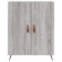 Aparador alto madera contrachapada gris sonoma 69,5x34x180 cm by , Sideboards - Ref: Foro24-3199535, Price: 144,60 €, Discoun...