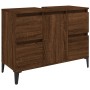 Set de muebles baño 3 pzas madera contrachapada roble marrón von , Badezimmermöbel - Ref: Foro24-3185612, Preis: 250,23 €, Ra...