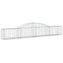 Cestas de gaviones 17 uds forma de arco hierro 300x30x40/60 cm von , Töpfe und Pflanzgefäße - Ref: Foro24-3146480, Preis: 1,0...
