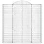 Cestas de gaviones 7 uds forma de arco hierro 200x30x200/220 cm von , Töpfe und Pflanzgefäße - Ref: Foro24-3146220, Preis: 85...