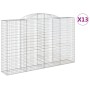 Cestas de gaviones 13 uds forma de arco hierro 300x50x180/200cm von , Töpfe und Pflanzgefäße - Ref: Foro24-3146784, Preis: 2,...