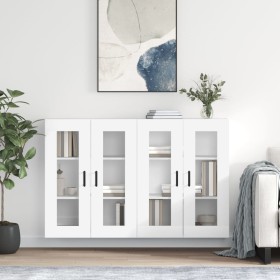 Armarios de pared 2 uds madera de ingeniería blanco von , Sideboards - Ref: Foro24-3197945, Preis: 185,72 €, Rabatt: %