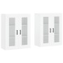 Armarios de pared 2 uds madera de ingeniería blanco by , Sideboards - Ref: Foro24-3197945, Price: 185,72 €, Discount: %