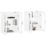 Armarios de pared 2 uds madera de ingeniería blanco by , Sideboards - Ref: Foro24-3197945, Price: 185,72 €, Discount: %