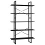 Estantería de 5 niveles madera de pino negro 100x30x175 cm de , Librerías y estanterías - Ref: Foro24-3082007, Precio: 129,58 €