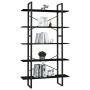 Estantería de 5 niveles madera de pino negro 100x30x175 cm von , Bücherregale und Regale - Ref: Foro24-3082007, Preis: 129,66...