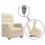 Sillón elevable tela crema by , Armchairs - Ref: Foro24-3109614, Price: 306,31 €, Discount: %