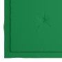 Sillas de jardín 6 uds madera maciza de teca con cojines verdes by , Garden chairs - Ref: Foro24-3062546, Price: 428,13 €, Di...