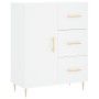 Aparador de madera de ingeniería blanco 69,5x34x90 cm by , Sideboards - Ref: Foro24-827900, Price: 87,06 €, Discount: %
