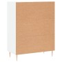 Aparador de madera de ingeniería blanco 69,5x34x90 cm by , Sideboards - Ref: Foro24-827900, Price: 87,06 €, Discount: %