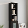 Armario de pared madera de ingeniería negro 34,5x32,5x90 cm by , Shelves and shelves - Ref: Foro24-812484, Price: 49,51 €, Di...