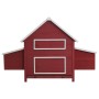 Gallinero de madera rojo 157x97x110 cm von , Käfige und Lebensräume für Kleintiere - Ref: Foro24-170857, Preis: 272,15 €, Rab...