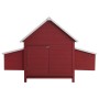 Gallinero de madera rojo 157x97x110 cm von , Käfige und Lebensräume für Kleintiere - Ref: Foro24-170857, Preis: 272,15 €, Rab...