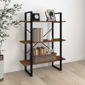 Estantería madera contrachapada roble marrón 80x30x105 cm von , Bücherregale und Regale - Ref: Foro24-821317, Preis: 60,79 €,...