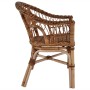 Silla de jardín de ratán natural marrón von , Gartenstühle - Ref: Foro24-246809, Preis: 257,20 €, Rabatt: %
