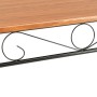 Mesa de comedor de MDF marrón 120x70x75 cm von , Küchen- und Esstische - Ref: Foro24-281402, Preis: 120,30 €, Rabatt: %