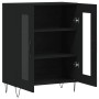 Aparador de madera de ingeniería negro 69,5x34x90 cm von , Sideboards - Ref: Foro24-827781, Preis: 66,59 €, Rabatt: %
