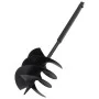 Earth drill with handle 250 mm extension tube 4 m steel by vidaXL, Helical augers - Ref: Foro24-3059406, Price: 105,50 €, Dis...