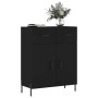 Aparador de madera de ingeniería negro 69,5x34x90 cm von , Sideboards - Ref: Foro24-827989, Preis: 103,10 €, Rabatt: %