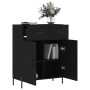 Aparador de madera de ingeniería negro 69,5x34x90 cm von , Sideboards - Ref: Foro24-827989, Preis: 103,10 €, Rabatt: %