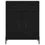 Aparador de madera de ingeniería negro 69,5x34x90 cm von , Sideboards - Ref: Foro24-827989, Preis: 103,10 €, Rabatt: %