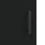Aparador de madera de ingeniería negro 69,5x34x90 cm von , Sideboards - Ref: Foro24-827989, Preis: 103,10 €, Rabatt: %