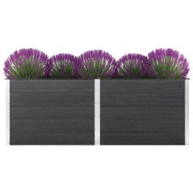Arriate de WPC gris 250x100x91 cm de , Maceteros y jardineras - Ref: Foro24-49060, Precio: 538,04 €, Descuento: %