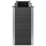 Arriate de WPC gris 250x100x91 cm von , Töpfe und Pflanzgefäße - Ref: Foro24-49060, Preis: 538,04 €, Rabatt: %